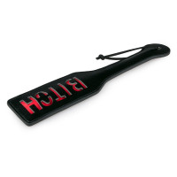 Паддл з написом Bitch від Easy Toys, чорний з червоним, 33 см