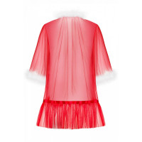 Пеньюар новогодний Obsessive Santasia Peignoir S/M/L Red