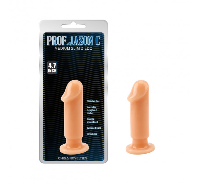 Плаг анальный в виде пениса Chisa Prof.Jason C Slim Dildo, Medium