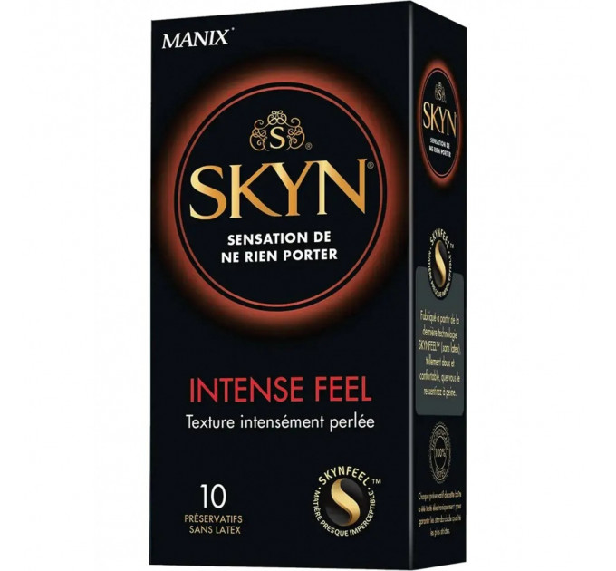 Презервативи з рельєфом Skyn Intense Feel, безлатексні (ціна за пачку, 10 шт.)
