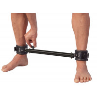 Розпірка для ніг ZADO Leather Spreader Bar, шкіра та метал