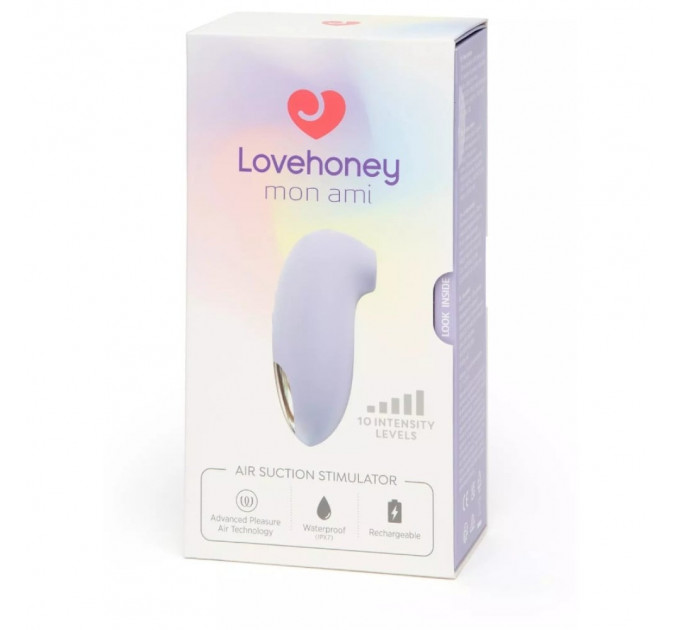 Вакуумный стимулятор клитора Lovehoney Mon Ami Pleasure Air, лиловый
