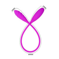 Вібратор подвійний Snaky Vibe Pretty Love