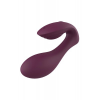 Вібратор подвійний стимуляцією з пультом керування Dream Toys Essentials Ultra Dual Vibe, фіолетовий Вібратор подвійний стимуляцією з пультом керування Dream Toys Essentials Ultra Dual Vibe, фіолетовий
