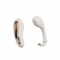Вібратор у трусики з пультом керування Qingnan No.6 Wireless Control Beige білий