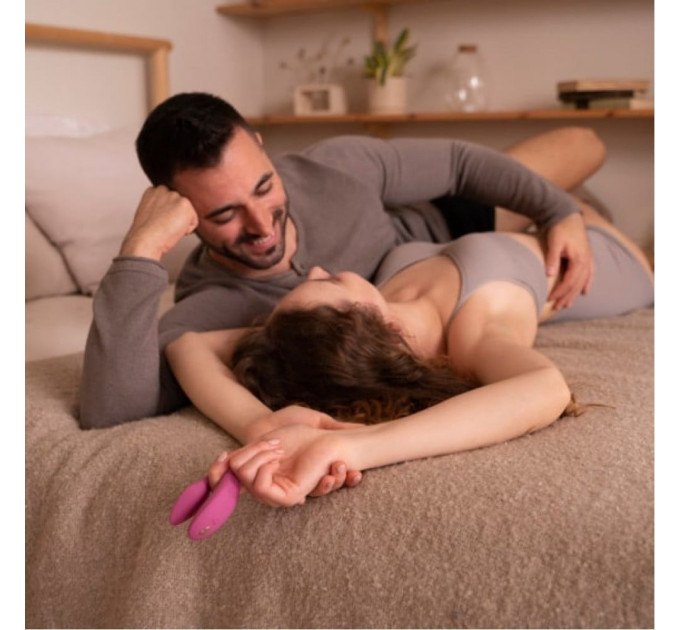 Инновационный смарт вибратор We Vibe Sync 2 Rose для пары, розовый