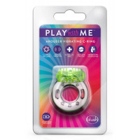 Ерекційне віброкільце PLAY WITH ME AROUSER VIBRATING C-RING GREEN