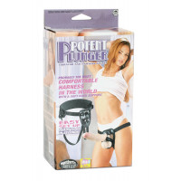 Страпон POTENT PLUNGER HARNESS WITH 8 VIBRATOR