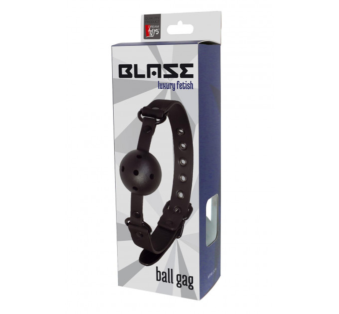 Кляп BLAZE BALL GAG WITH PAINTING EDGE BLACK