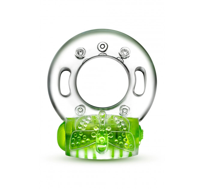 Ерекційне віброкільце PLAY WITH ME AROUSER VIBRATING C-RING GREEN