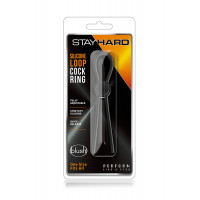 Регульоване ерекційне кільце STAY HARD SILICONE LOOP BLACK