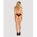 Трусики Obsessive Sugestina Bordeaux-Black L/XL