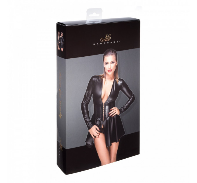Платье с корсетом F154 Noir Handmade L