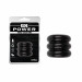 Широке ерекційне кільце з трьох ярусів Chisa GK Power Triad Cock Ring, чорне