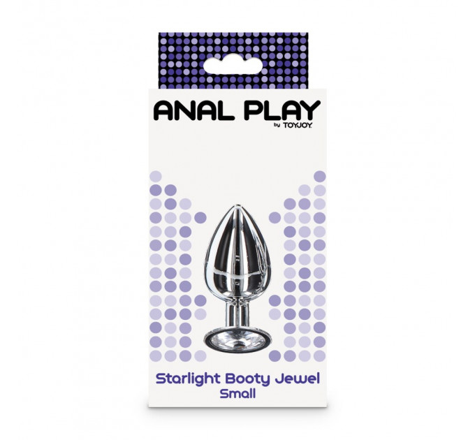 Анальна пробка маленька металева Starlight Booty Jewel Toy Joy