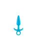 Анальная пробка с кольцом голубая NS Novelties FIREFLY PRINCE SMALL BLUE