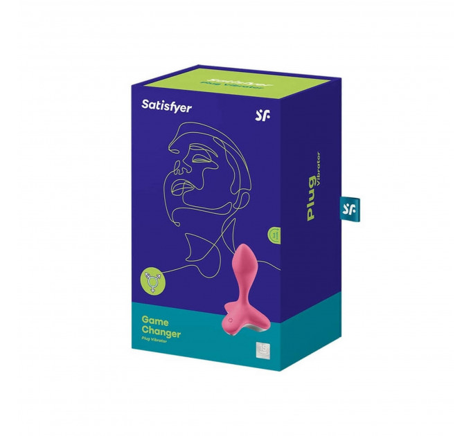 Анальна пробка з вібрацією у футуристичному дизайні Satisfyer Game Changer, рожевий