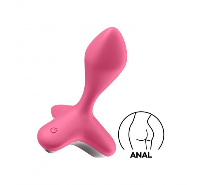 Анальна пробка з вібрацією у футуристичному дизайні Satisfyer Game Changer, рожевий