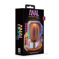Анальная пробка со смещенным центром тяжести Anal Adventure Blush, силиконовая, розовое золото