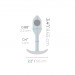 Анальна пробка із зміщеним центром ваги, S, B-vibe Snug Plug 1 чорна, 8.6 х 2.2 см