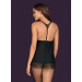 Бебидолл Obsessive Chiccanta babydoll & thong black L/XL