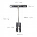 Бондаж для шеи и запястья Ds Fetish Metal bondage spreader bar with restraints black
