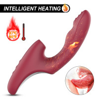 Подвійний вібратор Wibrator-Silicone Vibrator USB 7+7+7 функцій