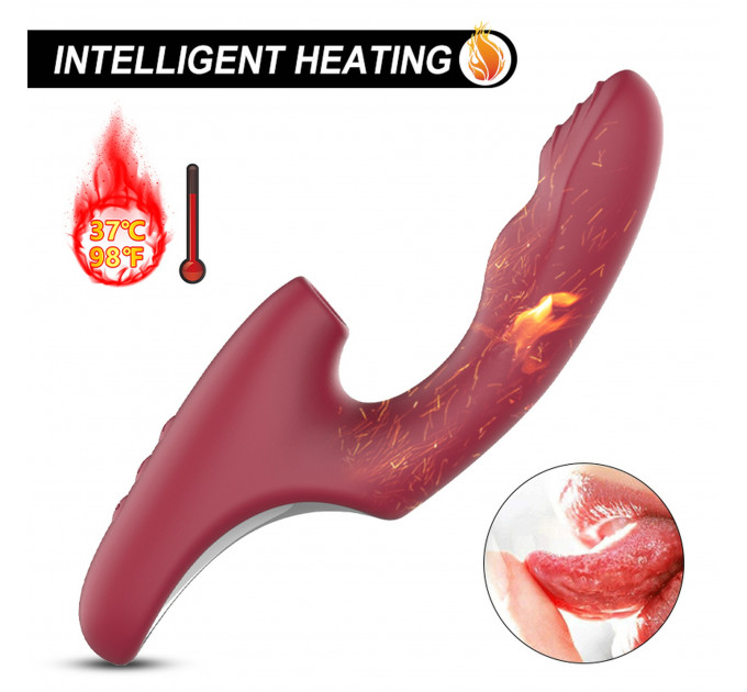 Двойной вибртор Wibrator-Silicone Vibrator USB 7+7+7 functions