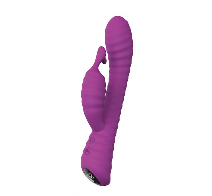 Двойной вибратор Dream Toys VIBES OF LOVE HONEY BEE PURPLE
