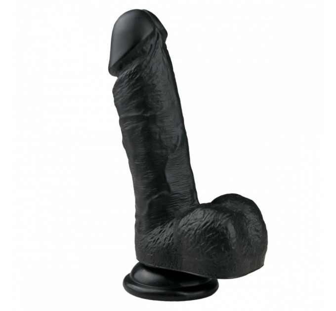 Фаллоимитатор EasyToys Realistic Dildo - 17,5 см черный