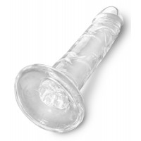 Фаллоимитатор реалистичный на присоске Pipedream King Cock прозрачный