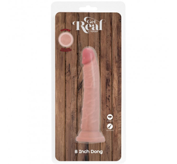 Фалоімітатор реалістичний з присоскою Toy Joy Deluxe Dual Density Dong, бежевий