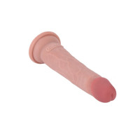 Фалоімітатор реалістичний з присоскою Toy Joy Deluxe Dual Density Dong, бежевий