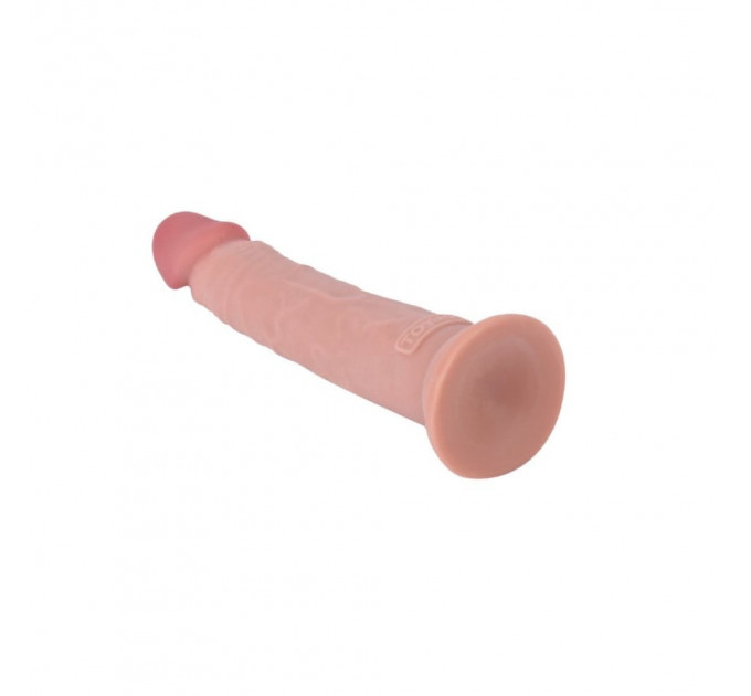 Фалоімітатор реалістичний з присоскою Toy Joy Deluxe Dual Density Dong, бежевий
