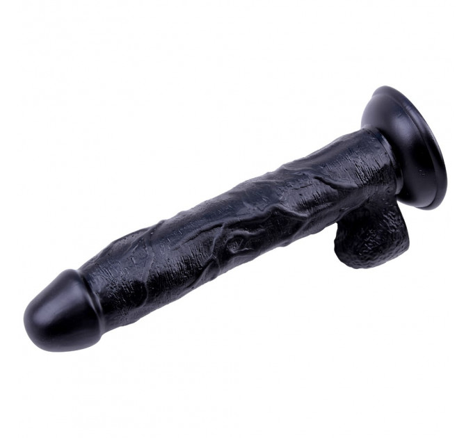 Фаллоимитатор с яичками на присоске Chisa Black Mont Chisa, 25 см