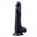 Фаллоимитатор с яичками на присоске Chisa Black Mont Chisa, 25 см