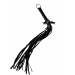 Флоггер с цветком DS Fetish Flogger L with flower, черный