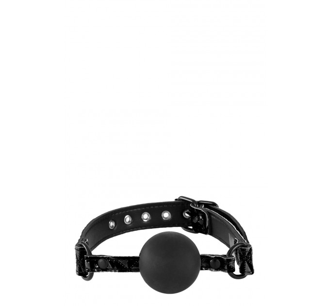 Кляп NS Novelties SINFUL SOFT SILICONE GAG BLACK
