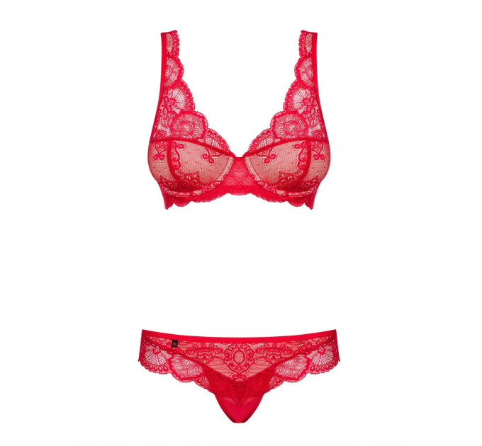 Комплект Obsessive 853-SET-3 2 pcs set red S/M