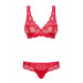 Комплект Obsessive 853-SET-3 2 pcs set red S/M