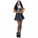 Костюм черниці Leg Avenue, L, Naughty Nun 2 предмети, чорний