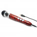 Массажер-микрофон Doxy Die Cast 3R Wand Vibrator Rose Pattern, с розами, красный USB