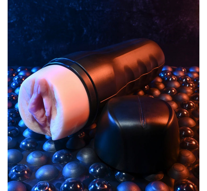 Мастурбатор Вагина в колбе Zero Tolerance Grip it Light, телесный