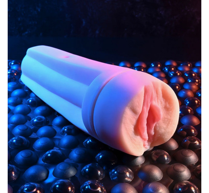 Мастурбатор Вагина в колбе Zero Tolerance Grip it Light, телесный