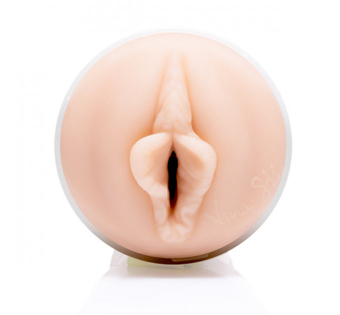 Мастурбатор вагина из киберкожи в колбе Fleshlight Girls Vina Sky Exotica, бежевый