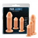 Набір анальних пробок різного розміру Chisa Prof.Jason C Dildo Kit у вигляді пеніса