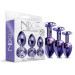 Набір анальних пробок Global Novelties NIXIE METAL BUTT PLUG TRAINER SET, PURPLE METALLIC