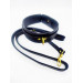 Ошейник с поводком DS Fetish Collar, синий