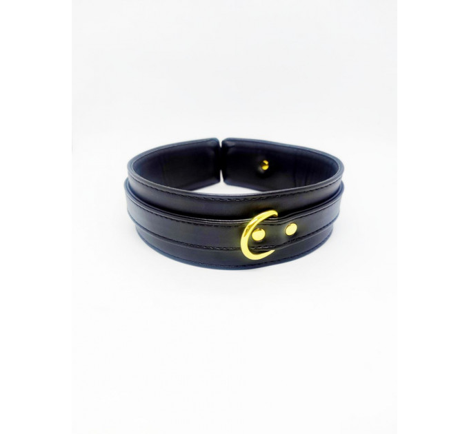 Ошейник с поводком DS Fetish Collar, синий