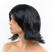 Парик каре с челкой Fetish Hair, черный, 25 см